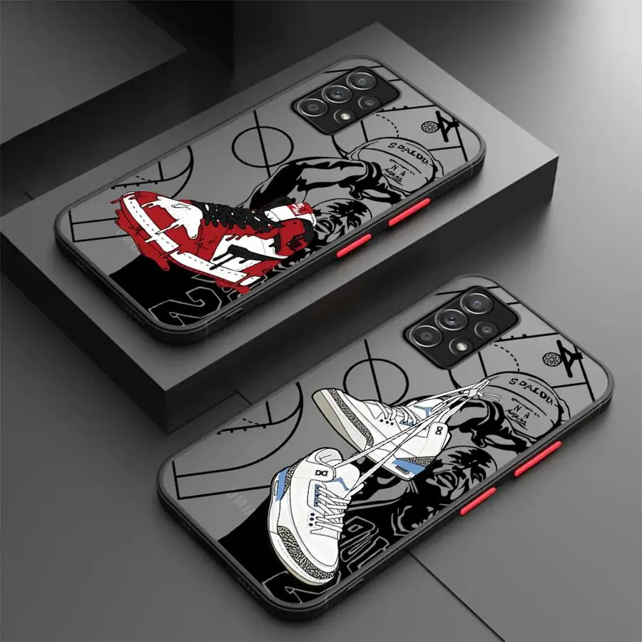 Sneakers AIR Sports Shoes Phone case for Samsung Galaxy A12 13 A14 A15 22 A23 A25 A24 32 A33 A34 A35 52 A53 54 A55 A72 A73 4G 5G