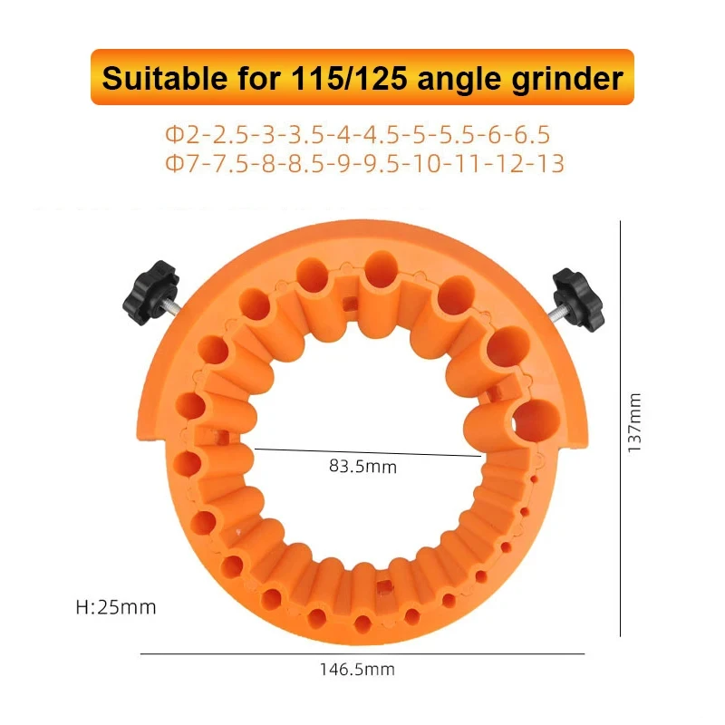 Afilador de Brocas de 2-13 mm, Amoladora Multiusos, Herramienta Abrasiva Portátil para Afilar Brocas