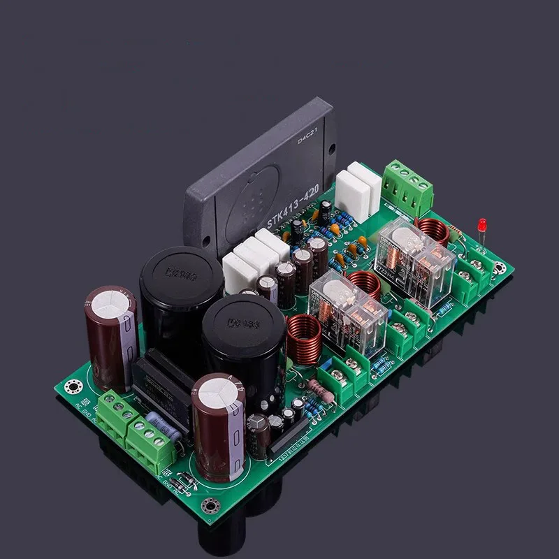 

Assembled STK413-420 High Power 3-Channel 2.1 Hifi Subwoofer Power Amplifier DIY Board