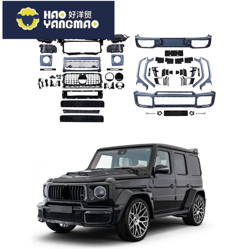 Suitable for High Quality PP Material Body Kit BENZ G-CLASS W464 Upgrade to BBS Style Bodykit Front Rear Bumpers Wheel Brow Gril