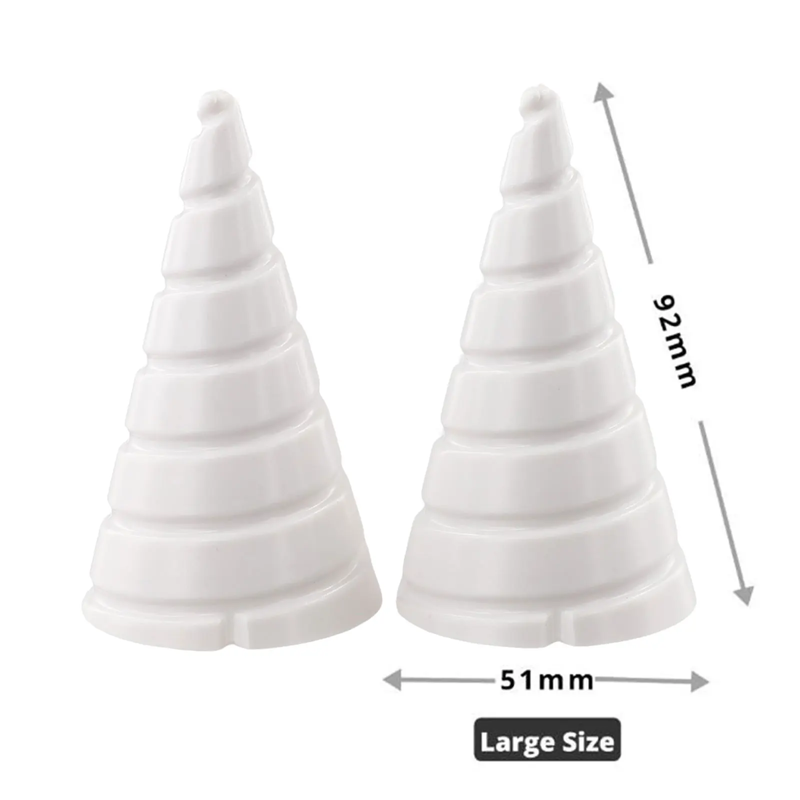 2PCS Reusable Cone Fibonacci Winding Tool for Copper Wire Coiling in Plant Monitoring Systems and for antenna Construction