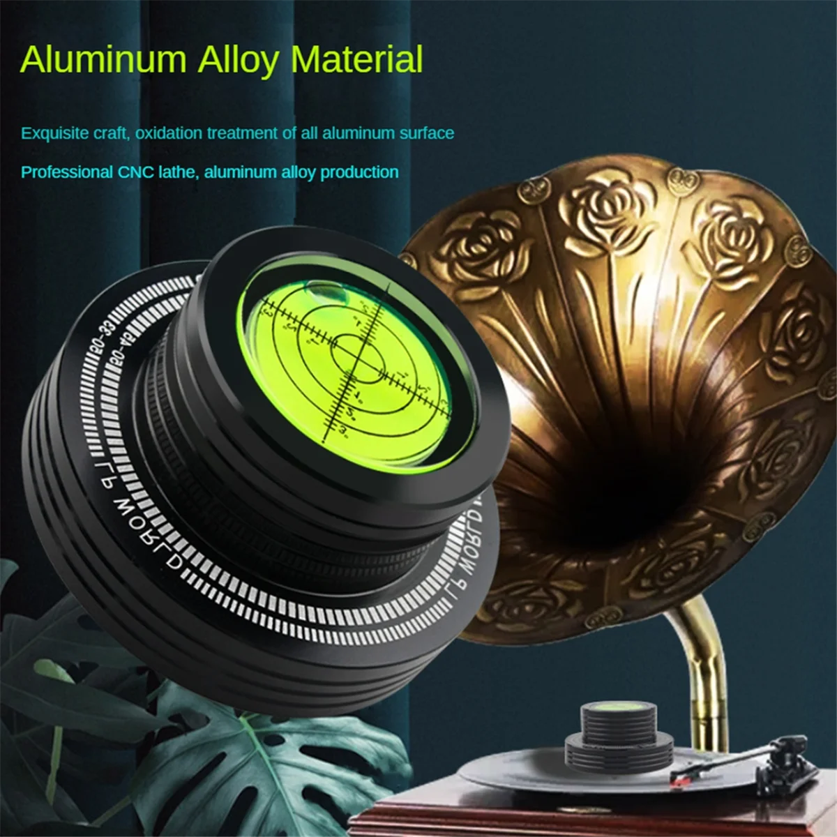 

LP Player Disc Stabilizer 50Hz LP Vinyl Record Player Turntable Stabilizer with