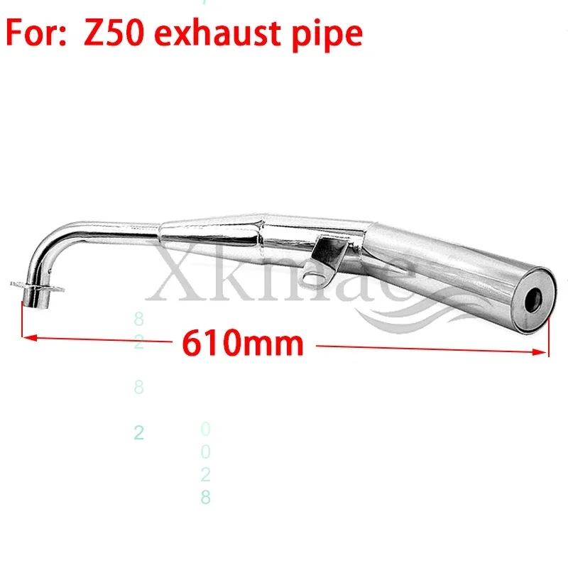 Motorcycle Exhaust Muffler Modified Exhaust Pipe for Mini Trail Monkey Bike Z50 Z50J Z50R Z50A