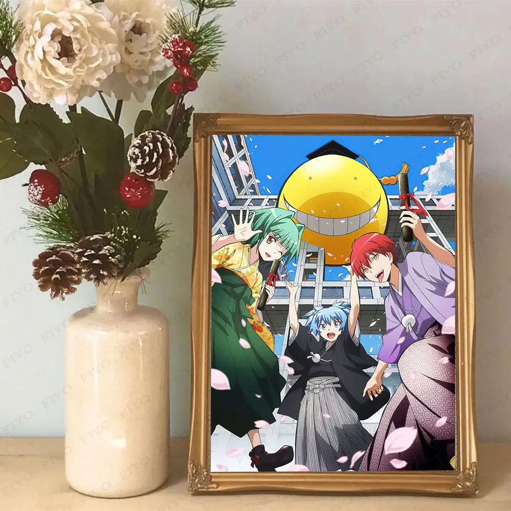 Diamentowe malowanie 5D DIY Anime zabójstwo klasie pełna diament mozaika diamenty haft krzyż zestaw do szycia Home Decor