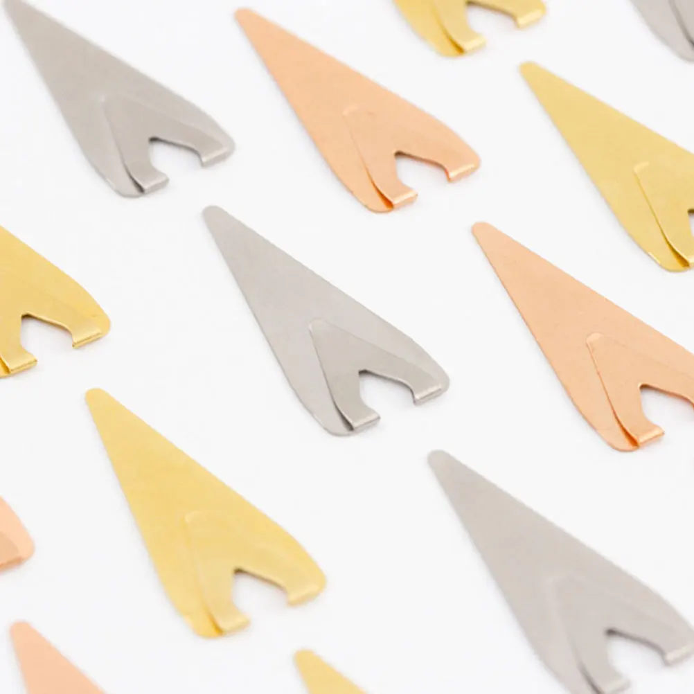 

12 Pcs Bookmark Clip Handbook Tab Vintage Notebook Clips to Hold Open Clamps Holder