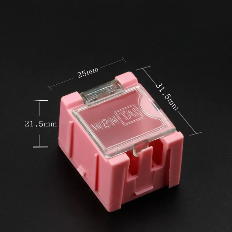 SMD/SMT Aufbewahrungsbox – Mini-Komponenten-Organizer In Blau – Für ICs, Kondensatoren & Kleinteile – Automatischer Verschluss
