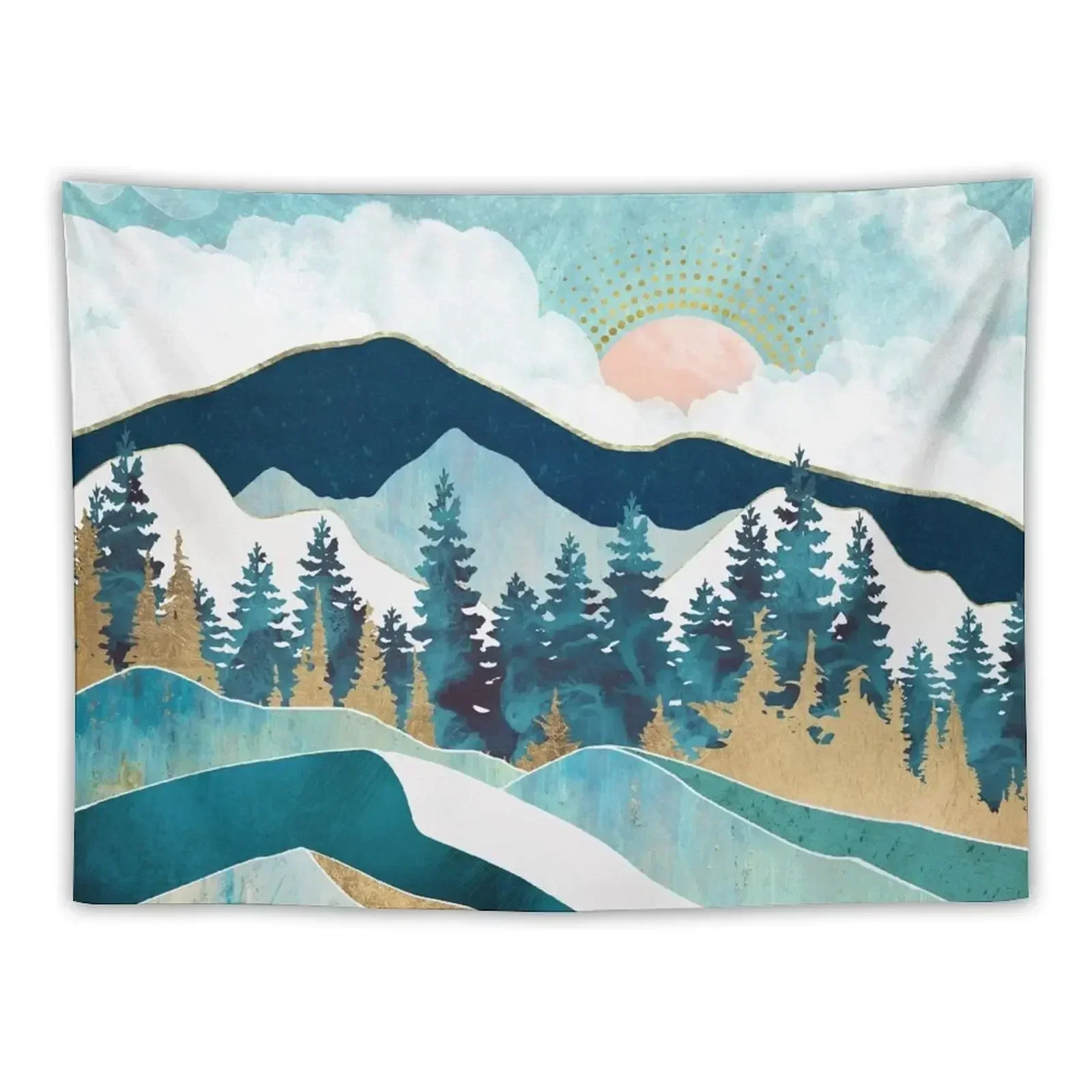 

Summer Forest Tapestry Tapete For The Wall Room Ornaments Tapestry