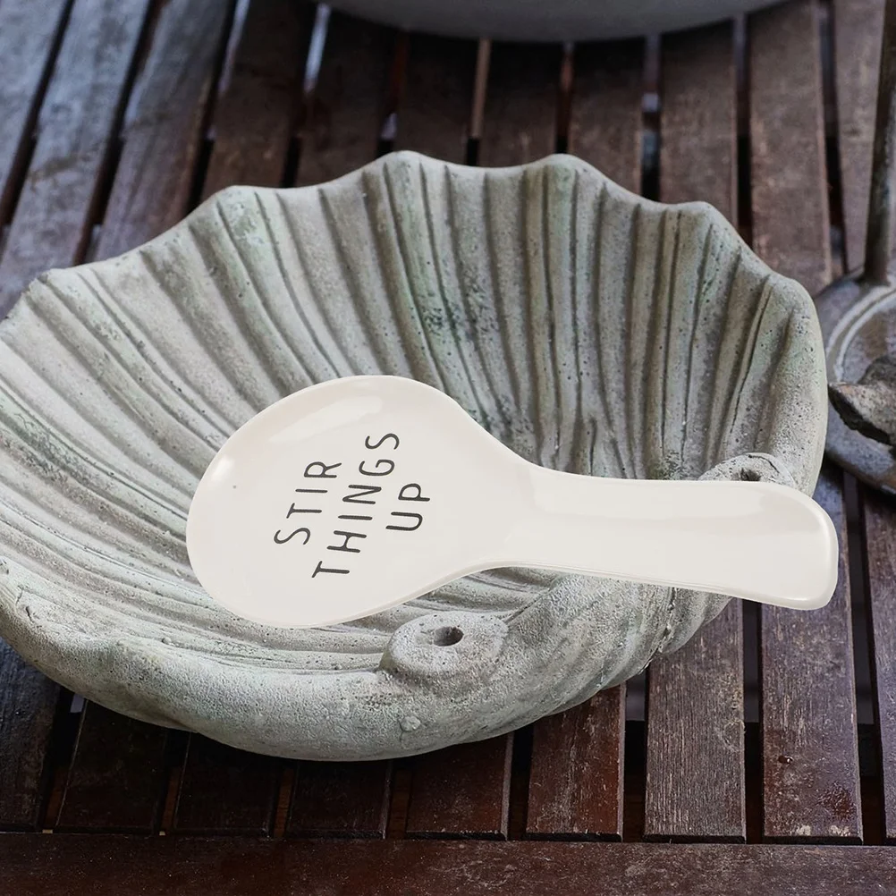 

2 шт., керамический держатель для ложек, белый кухонный утварь, подставка для плиты, столешница, ложка, подставка для кухонного половника, держатель для подставки