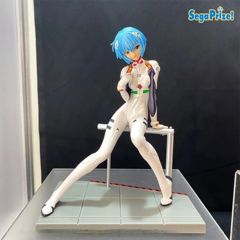 

【100%Authentic】SEGA Original Evangelion: New Theatrical Edition Limited Premium Figure Ayanami Rei Anime Cartoon Garage Kit