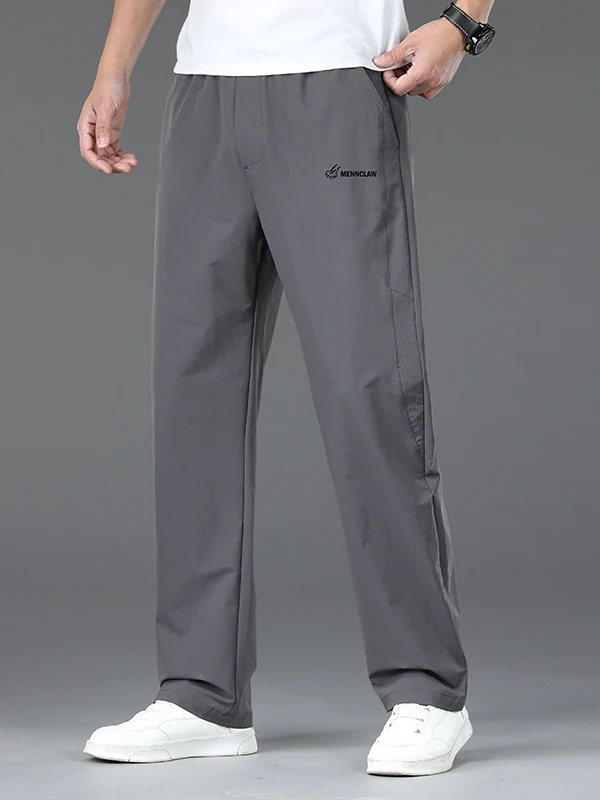

Outdoor Softshell Men's Hiking Pants Casual Straight Leg Trousers Windproof Waterproof Breathable Comfortable Fit Summer Leis...