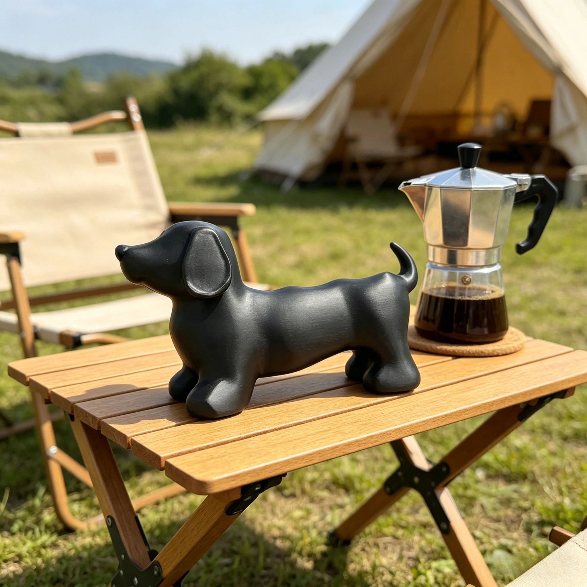 Dachshund Toothbrush Holder Cute Animal Dog-Shaped Organizer 3D
