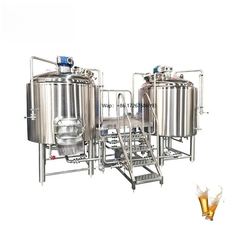Sus304 Customized Beer Brewing Equipment with   Fermentation Tank for Beer Brewing Factory and Brewery Use