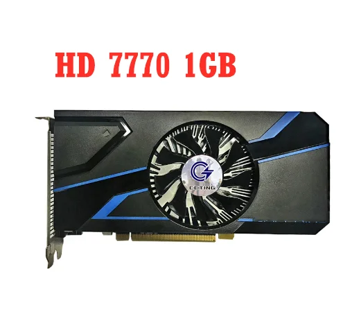 Saffier Radeon Hd 7770 1Gb Grafische Kaarten Gpu Hd7770 1G Gddr5 Videokaarten Pc Computer Gaming Hdmi Pci-e X16 Gebruikt Voor Saffier