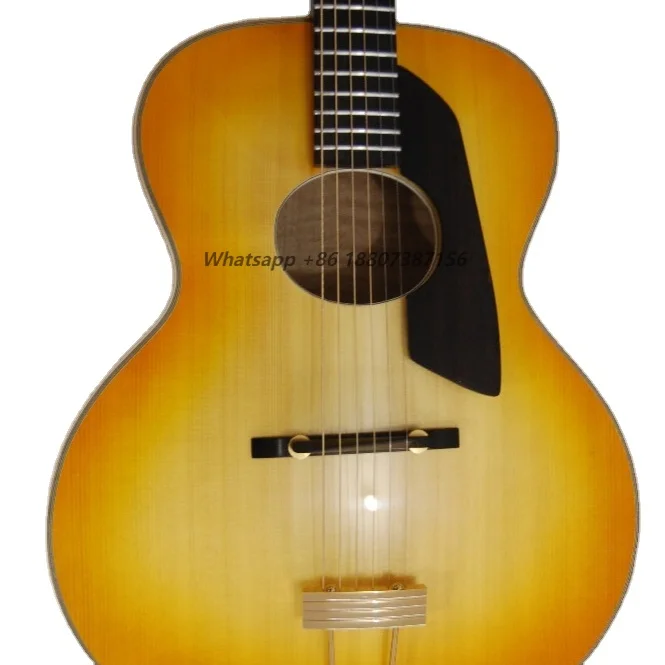 

Yunzhi Classic Handmade Jazz Guitar Customizable Maple Jazz Acoustic Electric Guitar