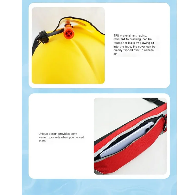 Automatic Inflatable Fishing Vest for Adults, Portable Waist Life Jacket, Life Belt, Sea PFD Manual Buoyancy Vest for Boating