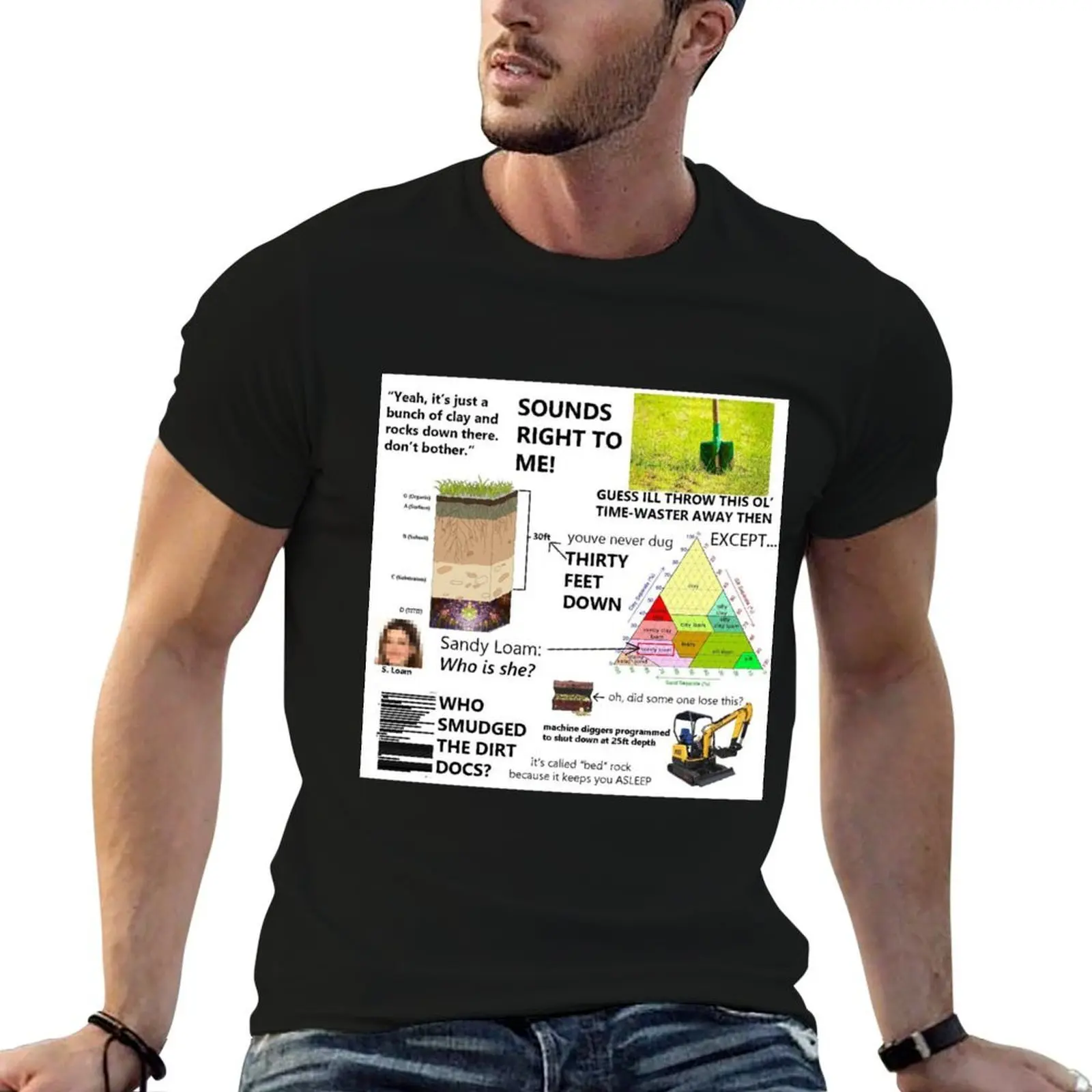 

sandy loam T-Shirt man t shirts cotton t shirts with prints T-Shirt