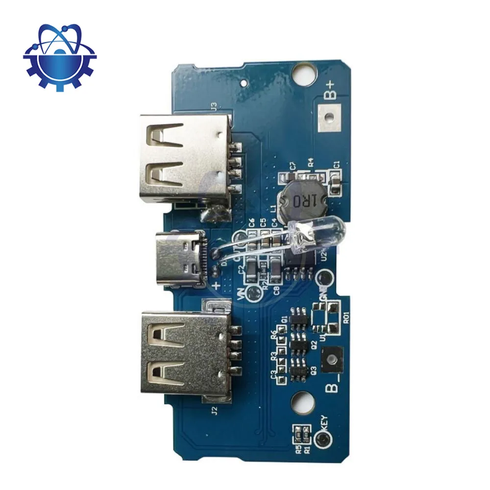 18650 Mobile Power Charger Module 5V2A Battery Indicator TYPE-C/USB Interface DIY Protection Motherboard Circuit Board