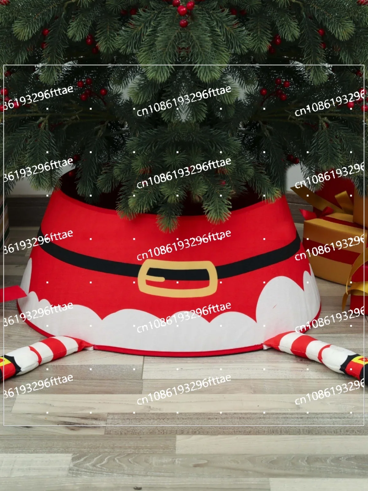 Christmas Decoration Christmas Tree Apron Creative Three-dimensional Printing Sequins Window Hotel Home Scene Arrangement