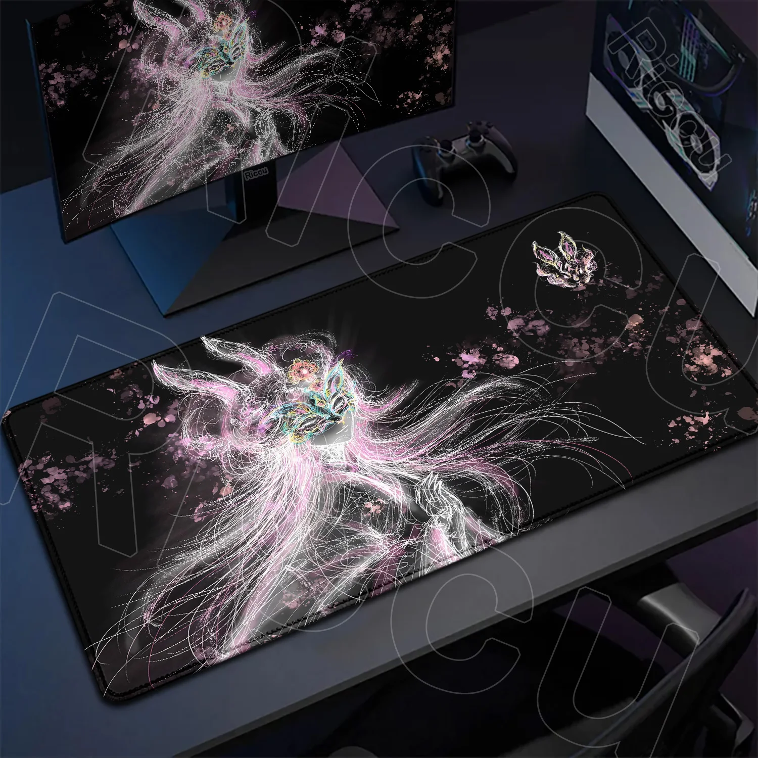 

HD print Cute girl with lines Mouse Pad PC Accessories Gaming XXL Mousepad The Twelve Signs of The Zodiac Keyboard Pads Desk Mat