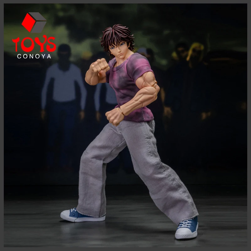 

2025 Q1 Storm Toys KIBK05 Baki Hanma Action Figure with 4 Head Sculpts Soldier Figurine Full Set Collectible Model Toy