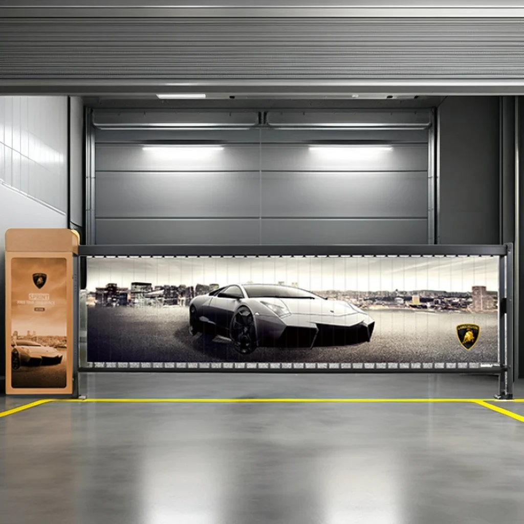 ACS AUTO AD بوابة حاجز ذكية جديدة للطرق السريعة الخارجية ومواقف السيارات للإعلان عن نظام مواقف السيارات المجتمعية
