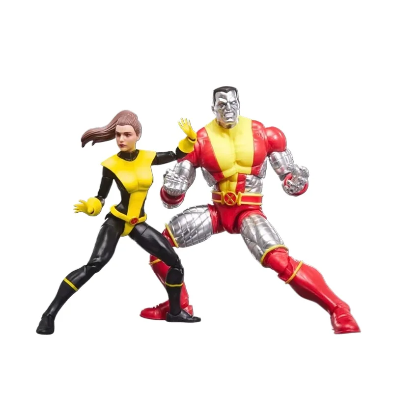Genuine Marvel Legends X-Men Colossus And Shadowcat 2-Pack Kitty Pryde Model Garage Kit Anime Peripheral Action Figure Gift