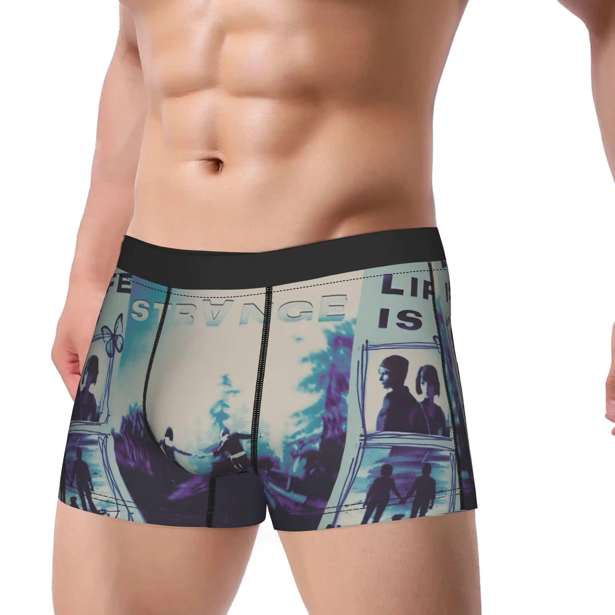 

Men Boxer Briefs Shorts Panties Life Is Strange Poster Breathable Underwear Homme Funny M-XXL Underpants