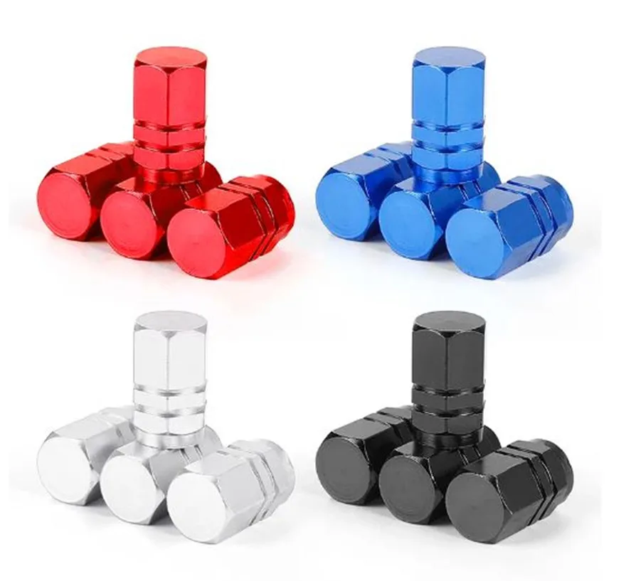 

4pcs Wholesale Aluminium alloyl Wheel Tire Valve Caps Stem Air For BMW Honda VW Toyota Benz Audi Jaguar suit for all size Car