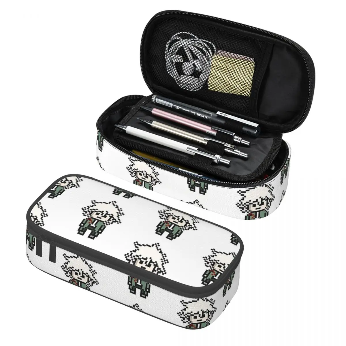 

Cute Nagito Komaeda Anime Pencil Cases Danganronpa Game Pencilcases Pen for Student Big Capacity Bags Office Gift Stationery