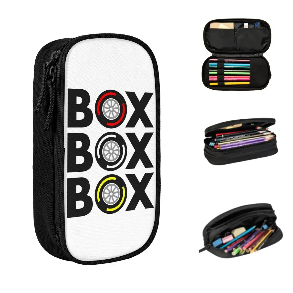 

Box Box Box Pencil Cases Large Storage Pen Bags Pen Box Pencil Pouch For Boys Girls Students Stationery School Office