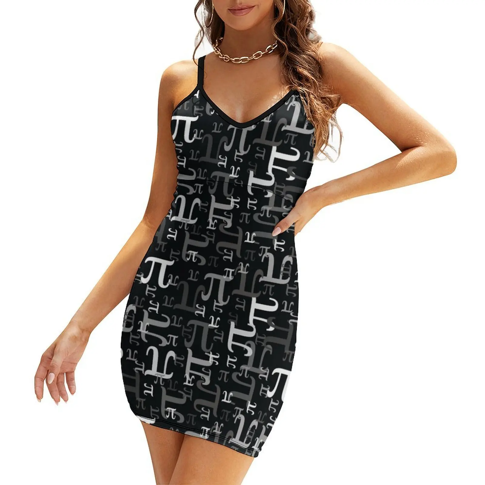 

Pieces of Pi (Dark) Sling Dress Clothing Women's clothing summer women's suit ladies dresses for women 2025