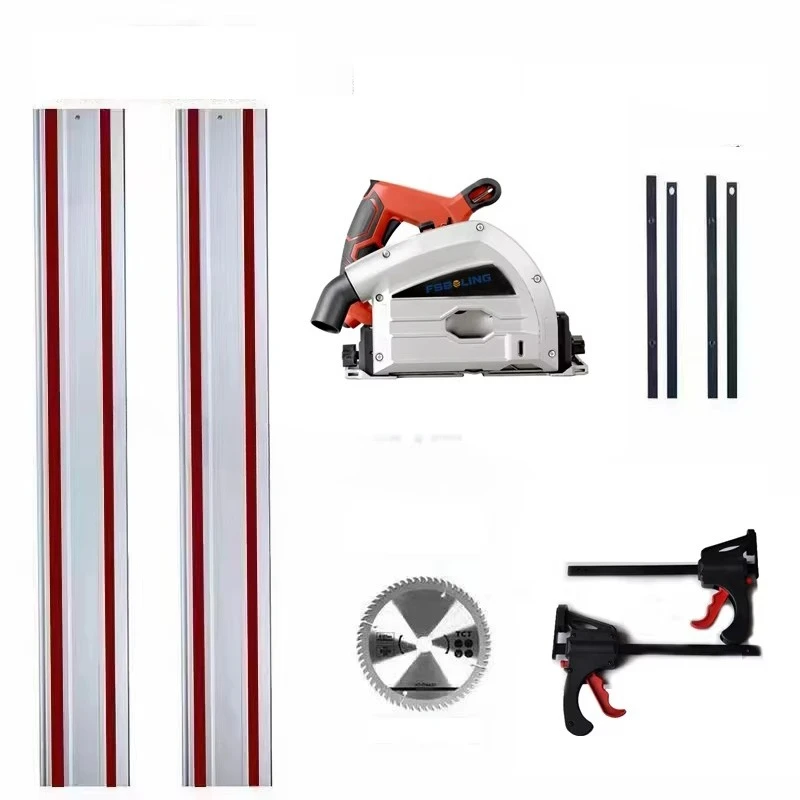 

1400W Power Tools Portable Large Wood Cutting Efficient Plunge Cut Track Saw
