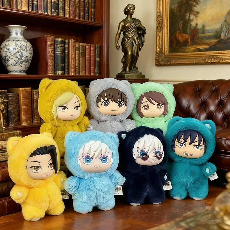 CALDO Genuino Kawaii Jujutsu Kaisen 2 Orecchio di Gatto Peluche Serie Cieco Scatola Mistero Anime Decorazione Della Stanza Giocattolo Raccogliere Regalo Festviale