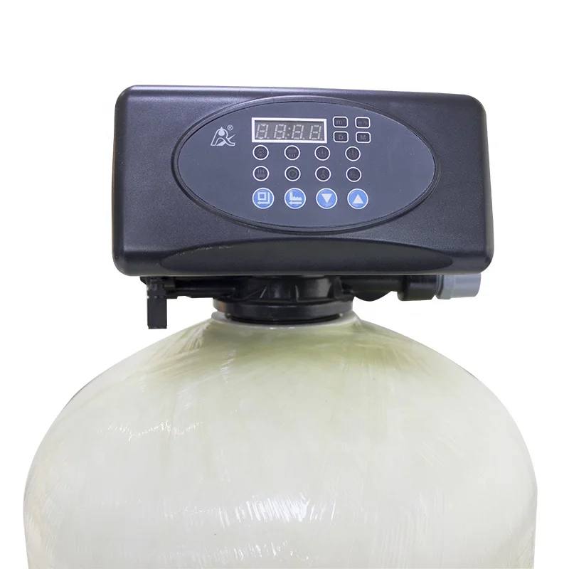 مصنع منقي المياه الأوتوماتيكي للغلاية مع صمام التحكم ومنقي المياه القلوية من الراتنج الأيوني #5