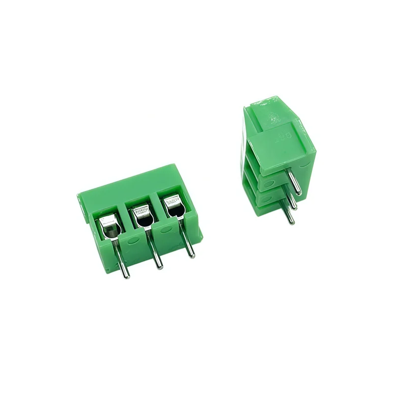 20Pcs KF350 PCB Screw Terminal Block 3.5mm 3.96mm Pitch KF396 2P 3Pin Stackable Wire Connector Green