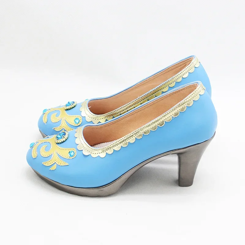 Melly Plinius Scarpe Cosplay Gioco Identità V Entomologo Sophia Cosplay Prop Scarpe in pelle PU Stivali di Halloween Realizzati su misura