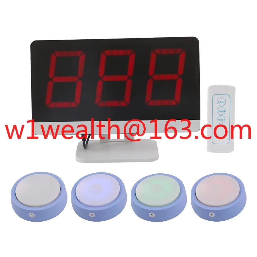 Quiz Game Buzzer System 4 Color Status 3 Classroom Game Answer Mode Family
