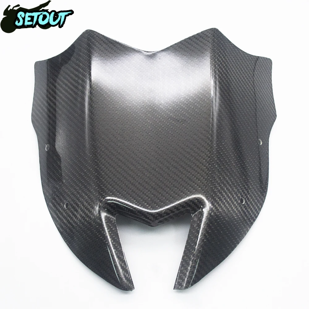 

Для Kawasaki Z900 2017-2019 Z-900 17-19 аксессуары для мотоциклов из настоящего углеродного волокна, спортивный туристический дефлектор лобового стекла, козырек