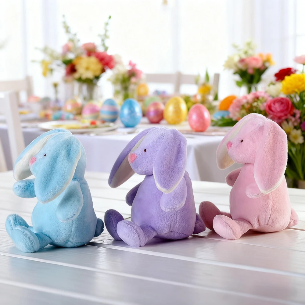 Mini Bunny Rabbit Stuffed Plush Soft Toy for Baby Kids Easter Gift - Huggable Cuddly Plushie for Children
