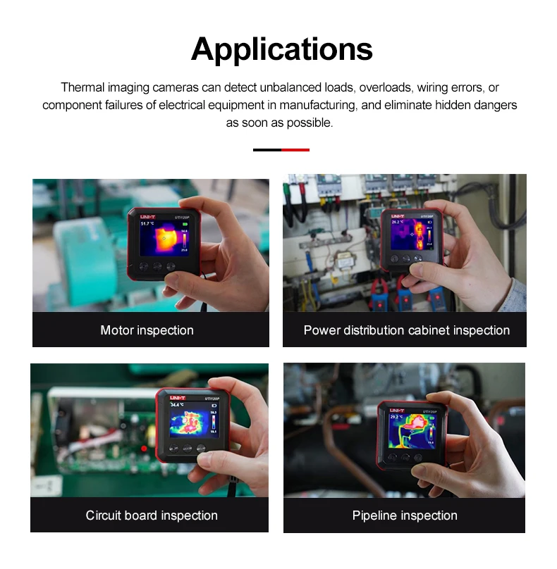 

UTi120P Pocket Thermal Imager Users Can Take It with The Temperature Measurement Up To 400 C Industrial Grade