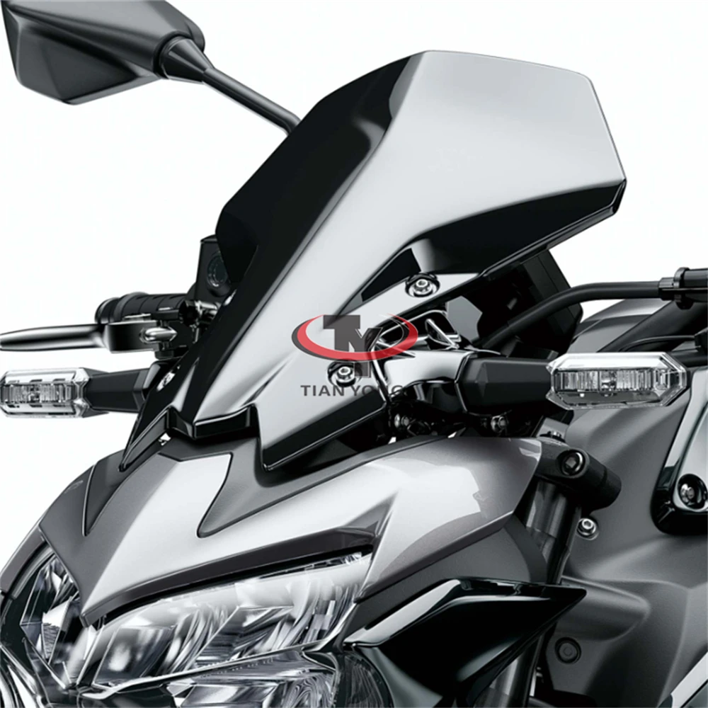 Wind Shield Screen Deflectors For Kawasaki 2020-2023 Z900 Z650 Windshield Windscreen Viser Visor Meter Cover Front