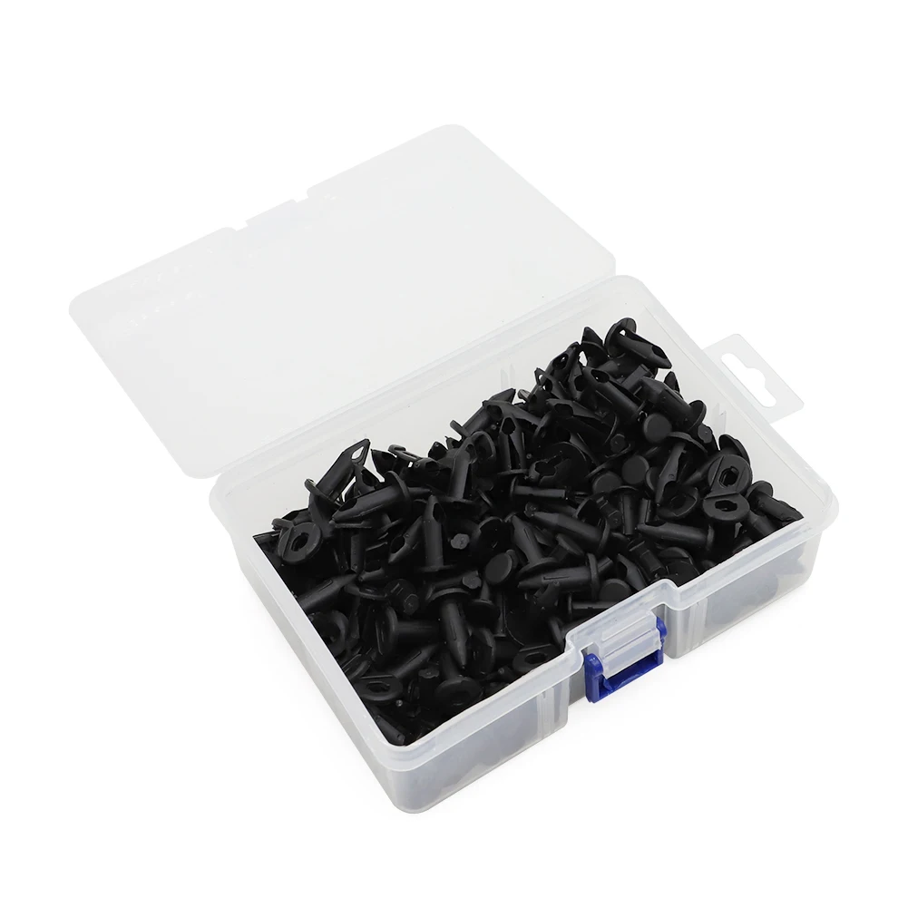 120 PCS UTV Nylon Fender Clips/Body Rivets with Remover Replace for Polaris ATV Honda Rincon Kawasaki Teryx Universal 8mm UTV