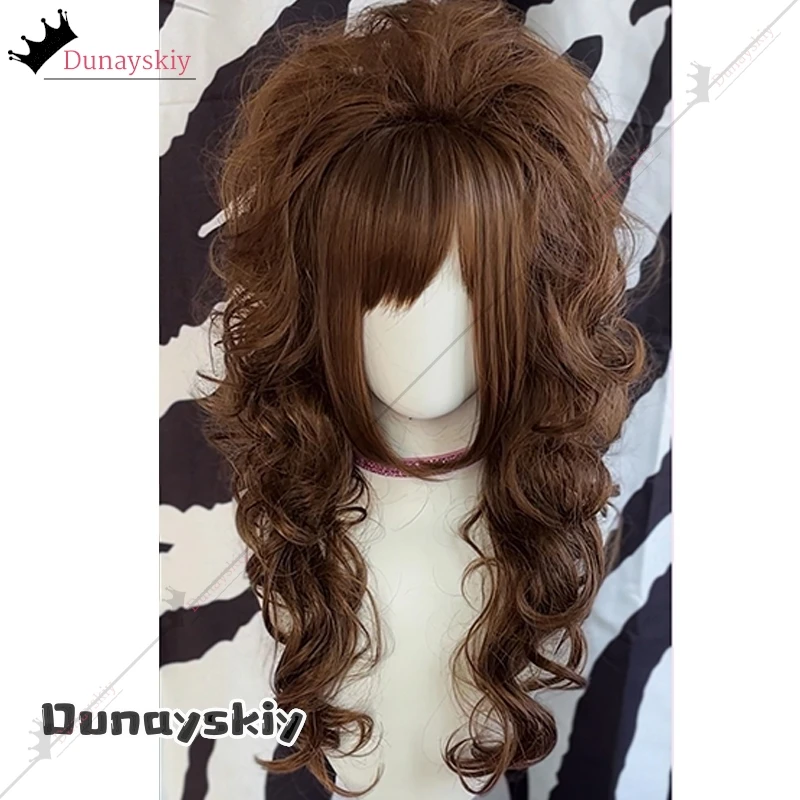 YiNuo*Cosplay Messiah Complex Gyaru Full Head Wig Costume 70CMHarajuku Hairpiece Gal Volume Curly Wig Natural Heat Resistant Wig - view 4