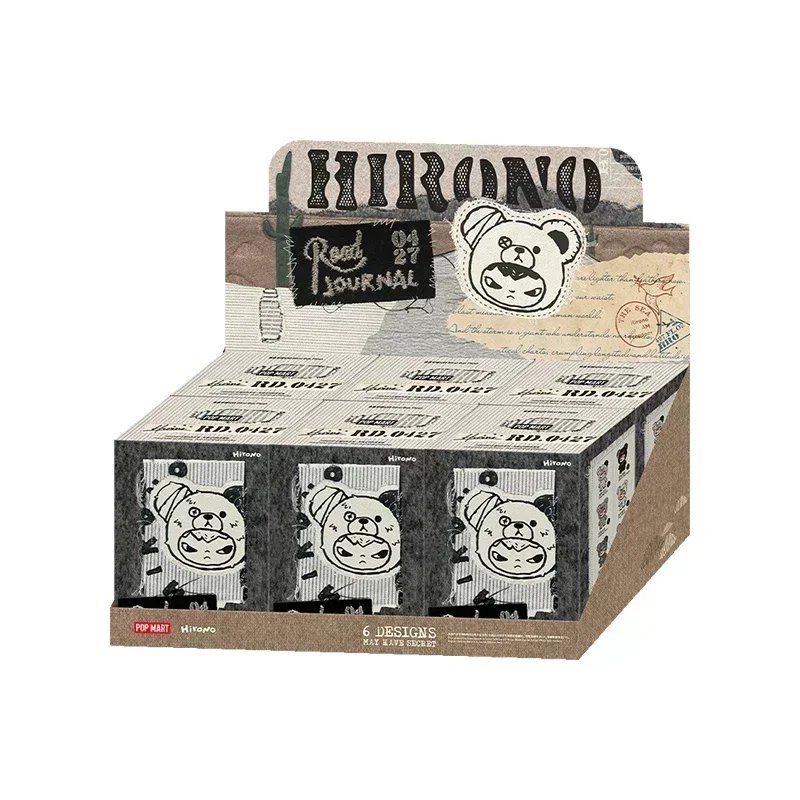 POP MART Hirono Road Journal Series Anime Pluche Pop Hanger Blind Box Zacht Collectible Mystery Figuur Speelgoed Cadeau