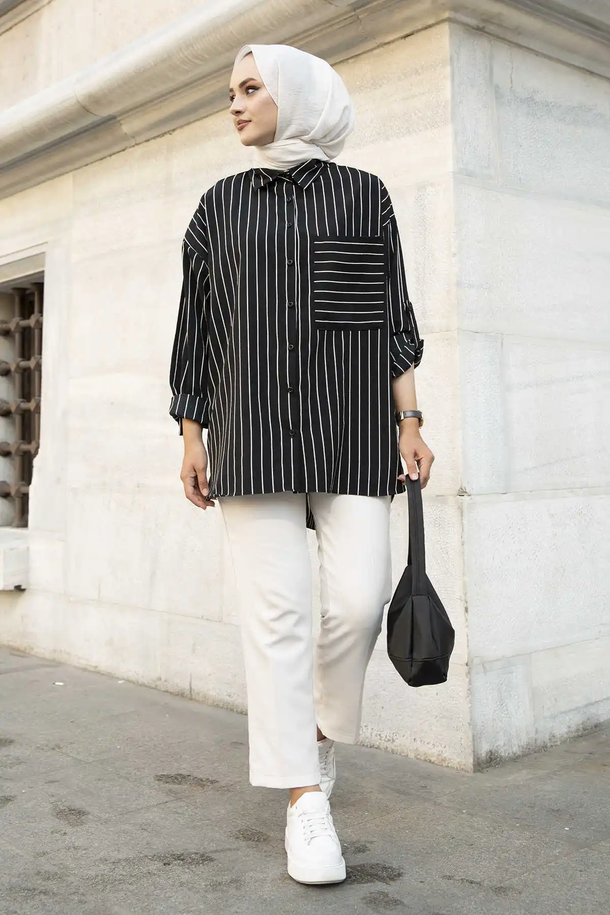 

Poplin Stripe Shirt E-