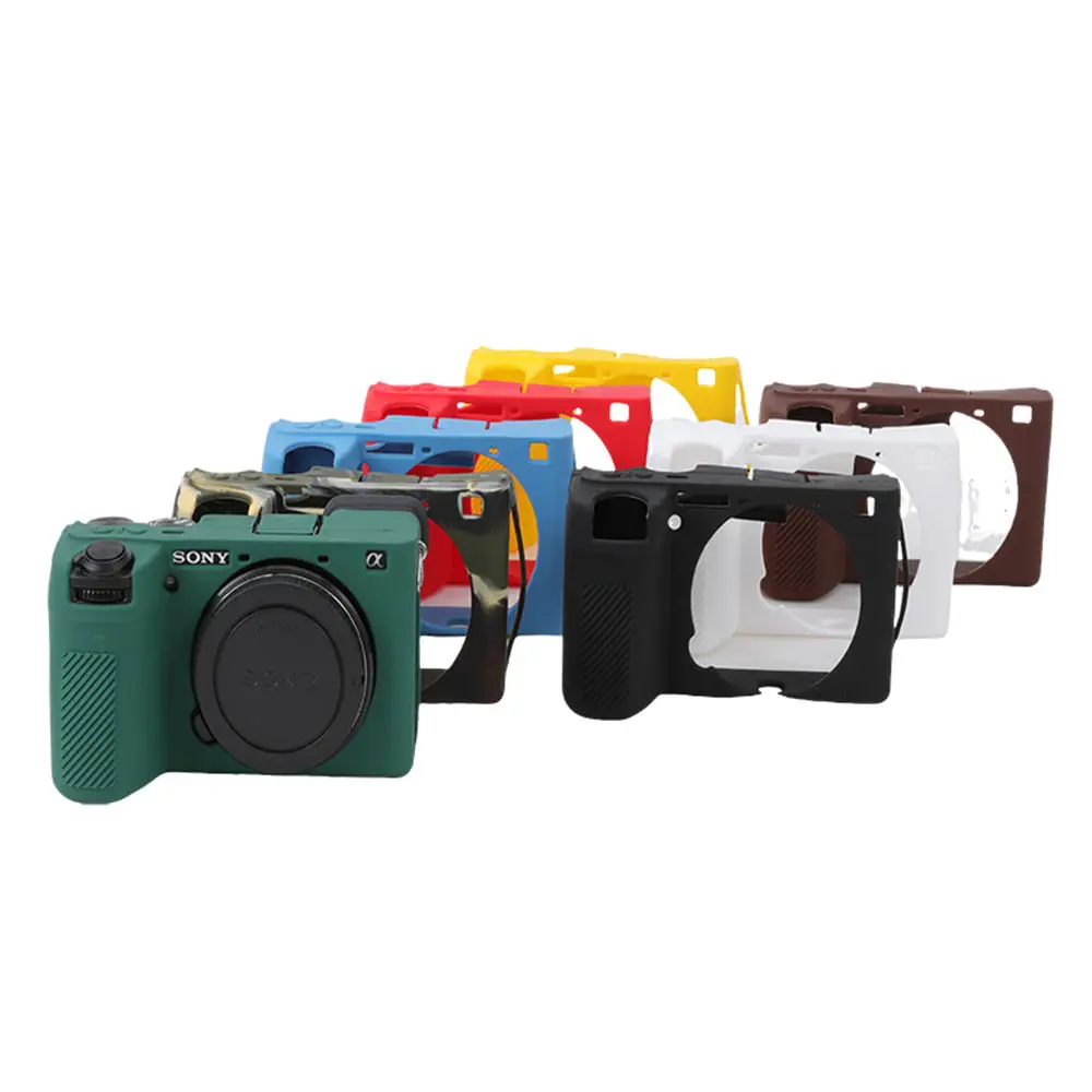 A6700 Soft Silicone Armor Camera Body Case For Sony Alpha A6700 A6500 A6400 A6300 A6100 A6000 Rubber Cover Skin