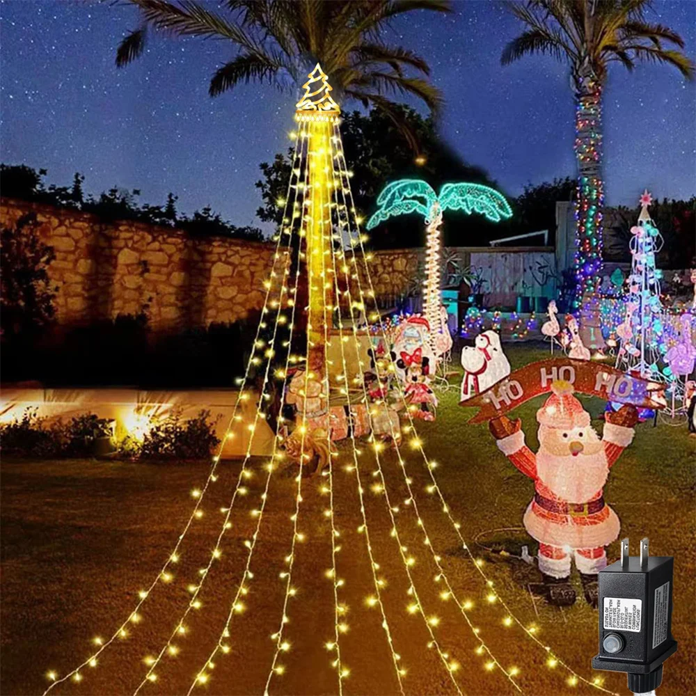 350leds-christmas-tree-toppers-lights-8mode-outdoor-ip65-waterproof-waterfall-light-garland-light-for-garden-outdoor-home-decor