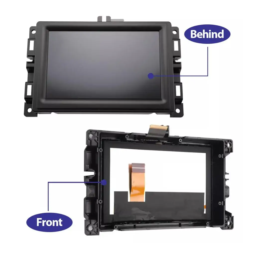 For Jeep Compass 2017-2020 7 inch LCD Touch Screen Radio Moni-tor Display With Frame Screen With Frame Display Touch