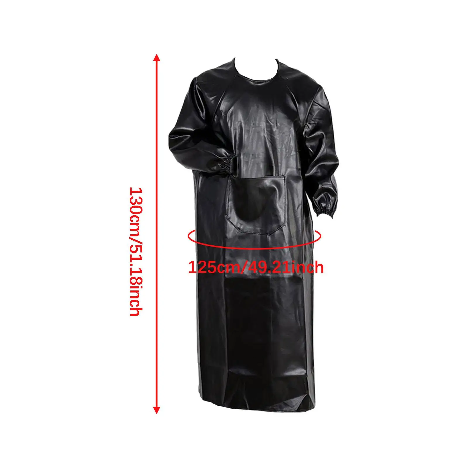 Welding Apron PU Fire Resistant Lightweight Work Shop Apron with Pocket for Men Women Working Forging Welders Blacksmiths