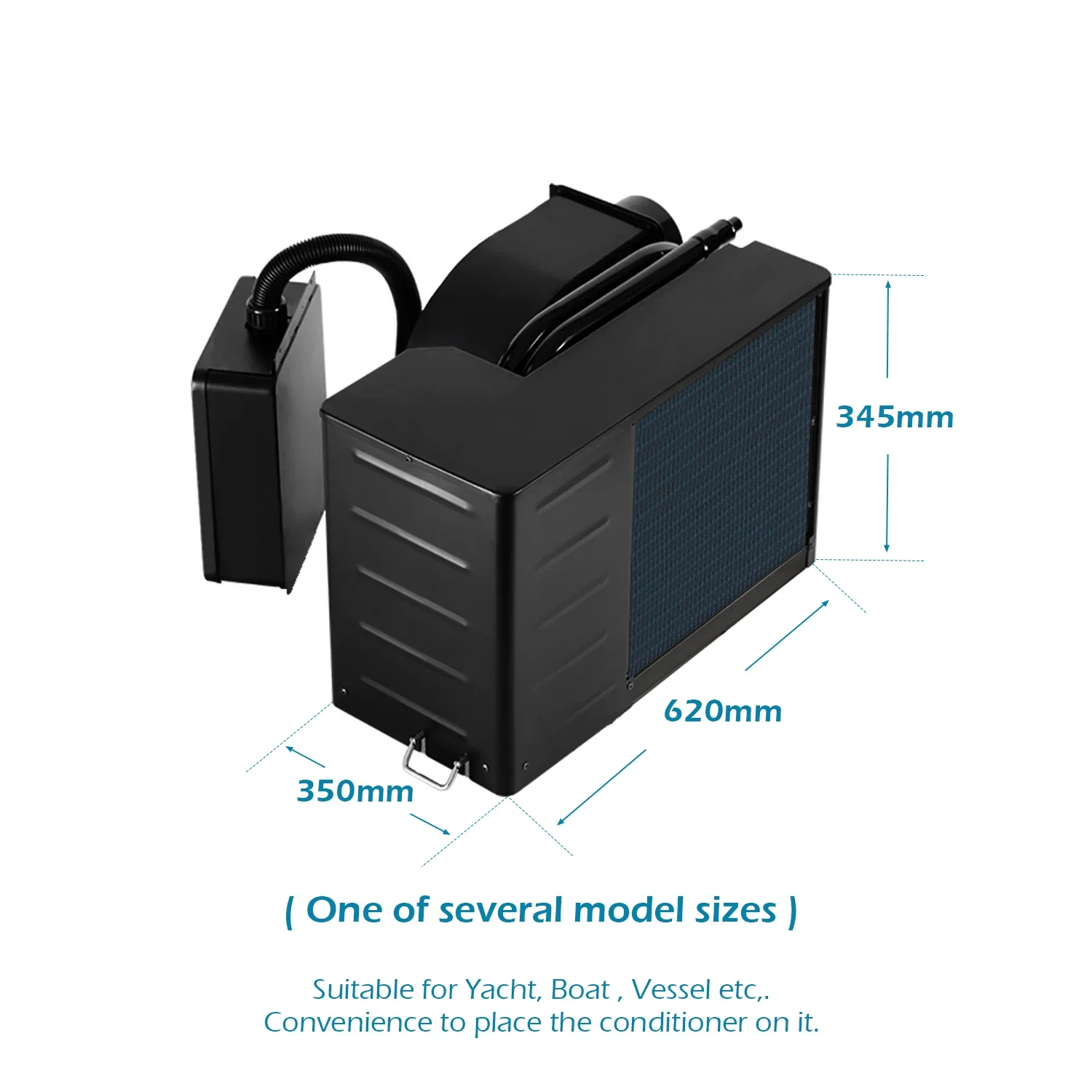 2024 Self-contained  12V cooling system evaporative air cooler marine air conditioner  for  boats 16000BTU